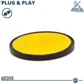 Bouton START STOP Noir pour Alfa 159 | Bouton Adhésif de Démarrage du Moteur en ALUMINIUM