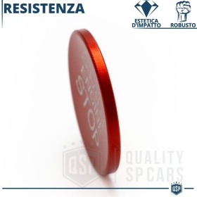 START STOP Red Button for Alfa 159 | Engine Start Adhesive Button in ALUMINIUM