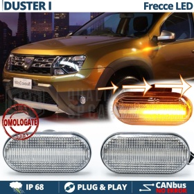 X2 Intermitentes LED para Dacia DUSTER 1 Secuenciales Homologados, CANBUS No Error