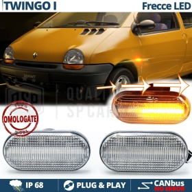 X2 Intermitentes LED para Renault TWINGO 1 Secuenciales Homologados, CANBUS No Error