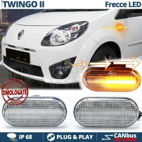 X2 Intermitentes LED para Renault TWINGO 2 Secuenciales Homologados, CANBUS No Error