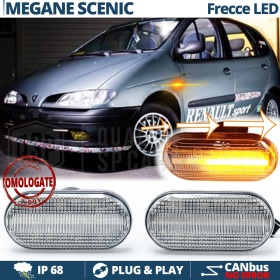 X2 Intermitentes LED para Renault MEGANE SCENIC Secuenciales Homologados, CANBUS No Error