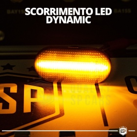 X2 Intermitentes LED para Renault TWINGO 2 Secuenciales Homologados, Lente Negra, CANbus No Error