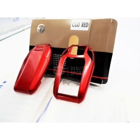 Metallic Red Hard Remote Key Cover for Bmw SERIES 7 (G11 G12) PROTECTOR Shell Case in Thermal Abs