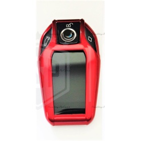 Metallic Red Hard Remote Key Cover for Bmw SERIES 7 (G11 G12) PROTECTOR Shell Case in Thermal Abs
