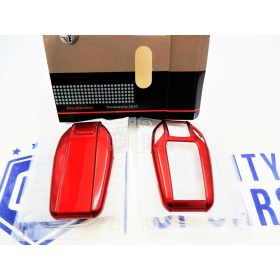 Metallic Red Hard Remote Key Cover for Bmw SERIES 7 (G11 G12) PROTECTOR Shell Case in Thermal Abs