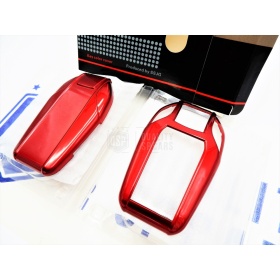 Metallic Red Hard Remote Key Cover for Bmw SERIES 7 (G11 G12) PROTECTOR Shell Case in Thermal Abs