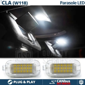 2 Luces LED Visera Parasol para MERCEDES CLA W118 | Luces Interiores Coche BLANCAS | CANbus