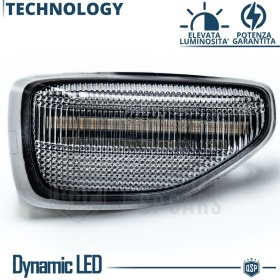 X2 Intermitentes LED para Renault EXPRESS, Secuenciales Homologados, CANBUS No Error