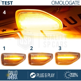X2 Intermitentes LED para Renault EXPRESS, Secuenciales Homologados, CANBUS No Error