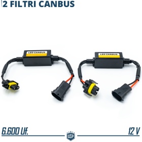 X2 Resistencias CANbus H11 para Bombillas Led | Decoddificador Anti Error, Anti Parpadeo