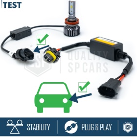 X2 Resistencias CANbus H16 para Bombillas Led | Decoddificador Anti Error, Anti Parpadeo
