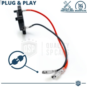 2 Adaptatores del Retenedor Soporte Bombilla para VW TOURAN 07-10, para Montaje KIT LED Xenon H7