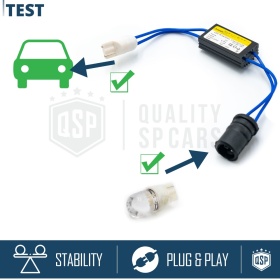 X2 Resistencias CANbus T10 W5W para Bombillas Led | Decoddificador Anti Error, Anti Parpadeo