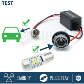 X2 Resistencias CANbus P21W BA15S para Bombillas Led | Decoddificador Anti Error, Anti Parpadeo