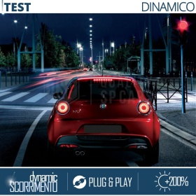 Rear Adhesive LED SPOILER For Alfa Mito | Roof LED Strip in Translucent Black