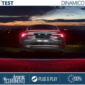 SPOILER LED Posteriore Per Audi A4 | Striscia LED, Alettone Adesivo NERO