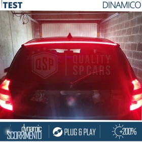 Rear Adhesive LED SPOILER For Bmw 1 Series | Roof LED Strip in Translucent Black