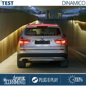 ALERÓN LED Trasero Para Bmw X3 | Spoiler LED Adhesivo Negro Translúcido