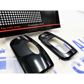 Coque Rigide Clé Télécommande Noire métallique pour Ford Fiesta VI Housse de Protection en Abs Thermique