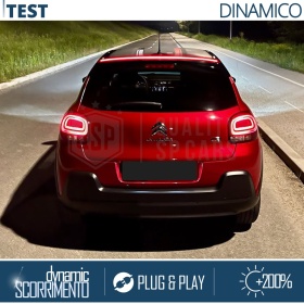 ALERÓN LED Trasero Para Citroen Jumpy | Spoiler LED Adhesivo Negro Translúcido