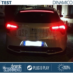ALERÓN LED Trasero Para Citroen Jumpy | Spoiler LED Adhesivo Negro Translúcido