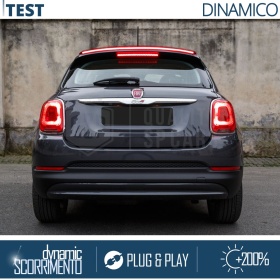 ALERÓN LED Trasero Para Fiat Sedici | Spoiler LED Adhesivo Negro Translúcido