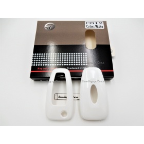 Funda Rígida Llave Mando Blanco para Ford Focus III Carcasa Protectora en Abs Térmico