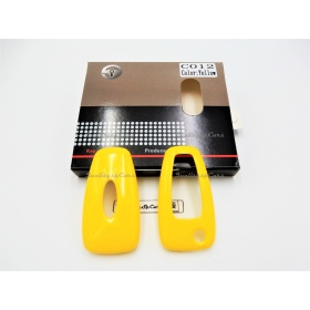 Funda Rígida Llave Mando Amarillo para Ford Focus III Carcasa Protectora en Abs Térmico