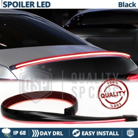 ALERÓN LED Trasero Para Ford Mondeo | Spoiler LED Adhesivo Negro Translúcido