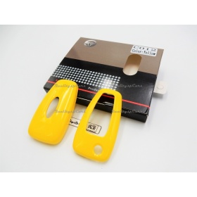 Funda Rígida Llave Mando Amarillo para Ford Focus III Carcasa Protectora en Abs Térmico