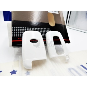 Funda Rígida Llave Mando Blanco para Hyundai Ix35 Carcasa Protectora en Abs Térmico