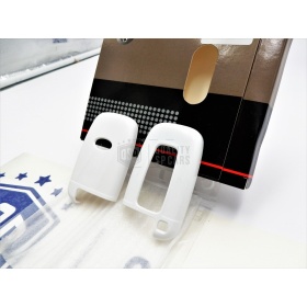 Funda Rígida Llave Mando Blanco para Hyundai Ix35 Carcasa Protectora en Abs Térmico