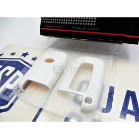 Funda Rígida Llave Mando Blanco para Hyundai Ix35 Carcasa Protectora en Abs Térmico