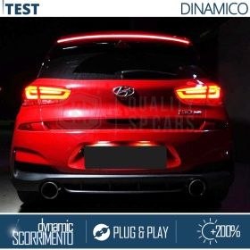 ALERÓN LED Trasero Para Hyundai H350 | Spoiler LED Adhesivo Negro Translúcido