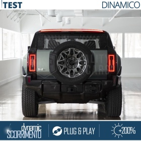 ALERÓN LED Trasero Para Hummer H2 | Spoiler LED Adhesivo Negro Translúcido