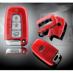 Coque Rigide Clé Télécommande Rouge pour Hyundai Genesis Coupè Housse de Protection en Abs Thermique