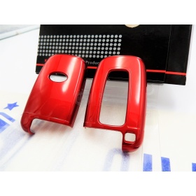 Coque Rigide Clé Télécommande Rouge pour Hyundai Genesis Coupè Housse de Protection en Abs Thermique