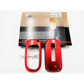 Funda Rígida Llave Mando Rojo para Jeep Cherokee (KL) , Carcasa Protectora en Abs Térmico