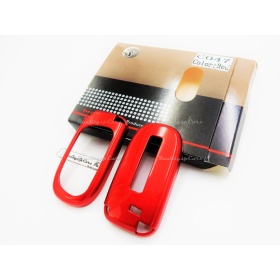 Funda Rígida Llave Mando Rojo para Jeep Cherokee (KL) , Carcasa Protectora en Abs Térmico