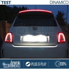 ALERÓN LED Trasero Para Lancia Ypsilon | Spoiler LED Adhesivo Negro Translúcido