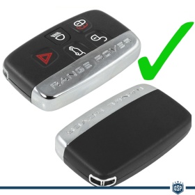 Funda Rígida Llave Mando Blanco para Land Rover Discovery Sport Carcasa Protectora en Abs Térmico