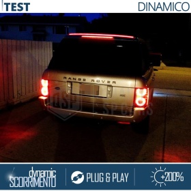 ALERÓN LED Trasero Para Range Rover Sport | Spoiler LED Adhesivo Negro Translúcido