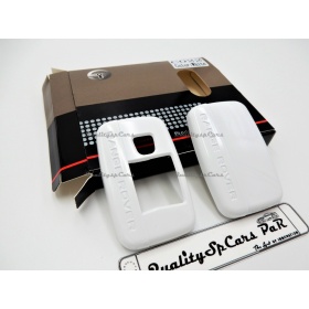 Funda Rígida Llave Mando Blanco para Land Rover Discovery Sport Carcasa Protectora en Abs Térmico