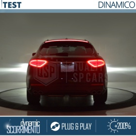 SPOILER LED Posteriore Per Maserati Levante | Striscia LED, Alettone Adesivo NERO