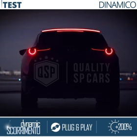 ALERÓN LED Trasero Para Mazda Demio | Spoiler LED Adhesivo Negro Translúcido