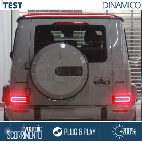 ALERÓN LED Trasero Para Mercedes Clase G | Spoiler LED Adhesivo Negro Translúcido