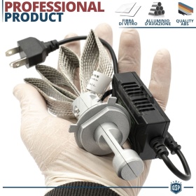 Kit LED H4 CANbus Profesional | Conversión LED LUCES DE CRUCE + CARRETERA | 6500K Blanco Frío 8000LM