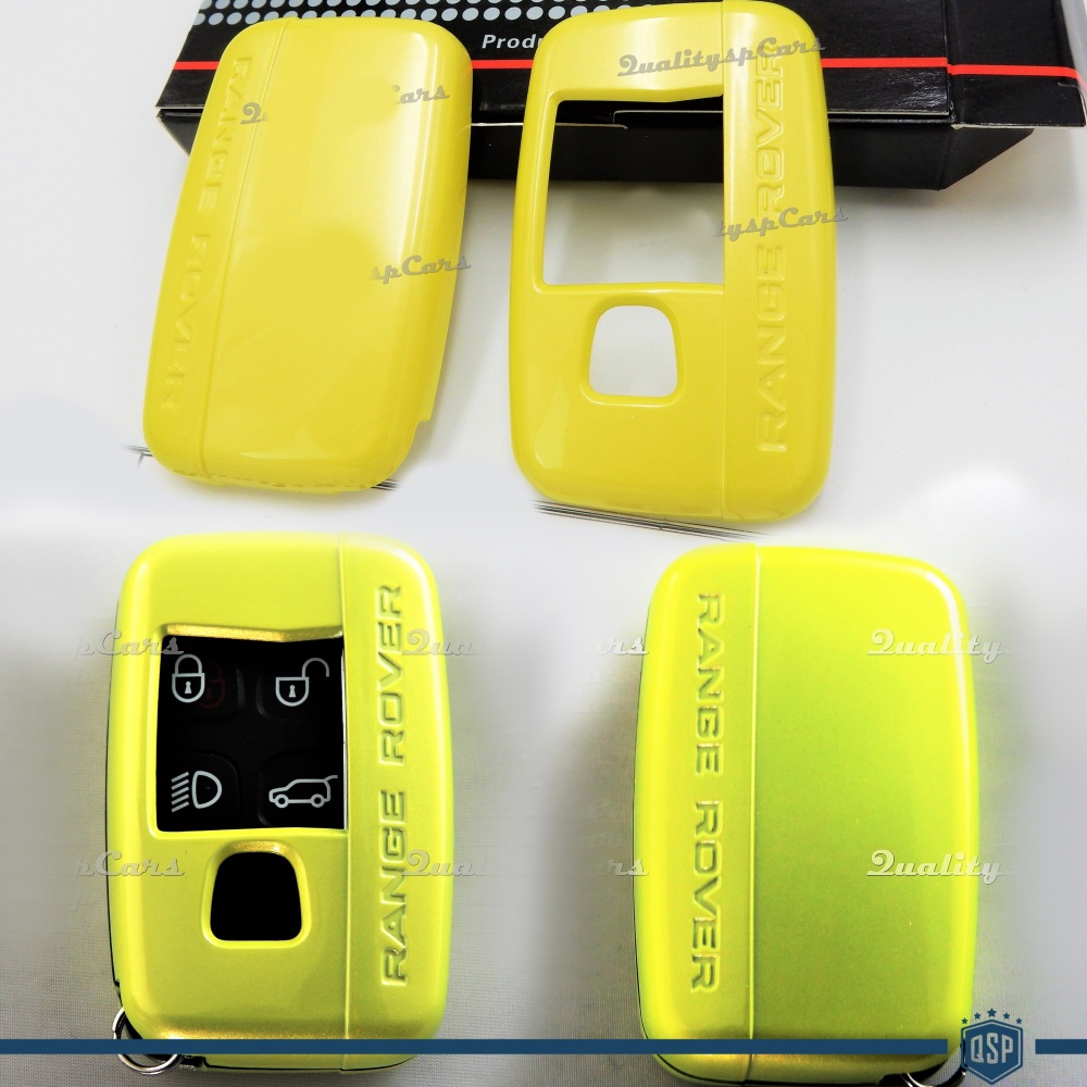 Cover Rigida Verde Acido, Guscio per Chiave Land Rover Ranger Rover Evoque , Copertura Protezione Telecomando in ABS Termico Cover Rigida Verde Acido, Guscio per Chiave Land Rover Ranger Rover Evoque , Copertura Protezione Telecomando in ABS Termico