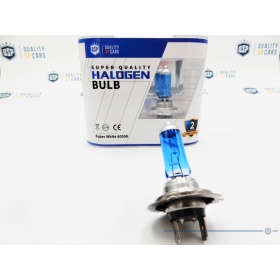 X1 H7 HALOGEN BULB LIGHT 12V 55W, POWERFUL HEADLIGHT WHITE, XENON EFFECT, +35 Mt VISIBILITY
